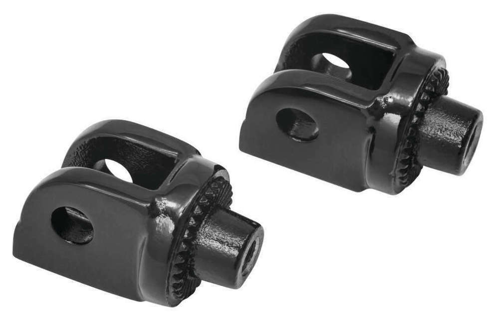 Splined Adapter Mount Gloss Black - Click Image to Close