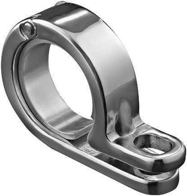 Kuryakyn P-Clamp 1-1/8in-1-1/4in P-Clamp Chrome - Click Image to Close