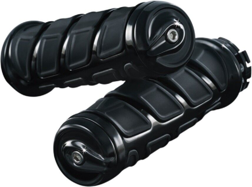 Kinetic Grips Indian Gloss Black - Click Image to Close