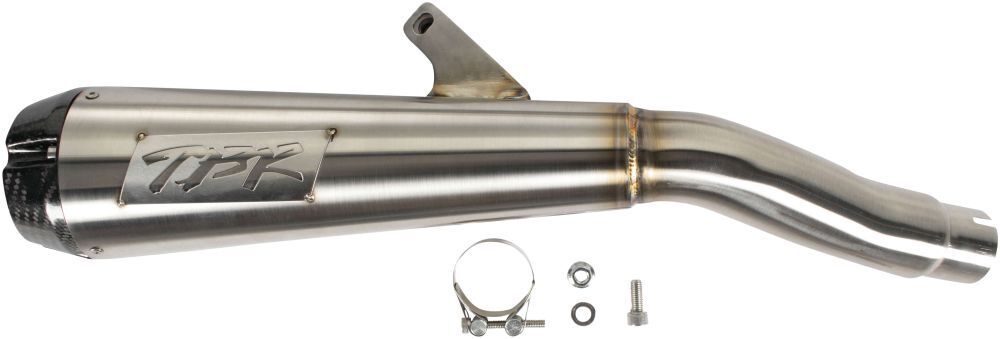 High-Mount Stainless Steel Comp-S Slip On Exhaust - For 2021+ Honda Rebel 1100 - Click Image to Close