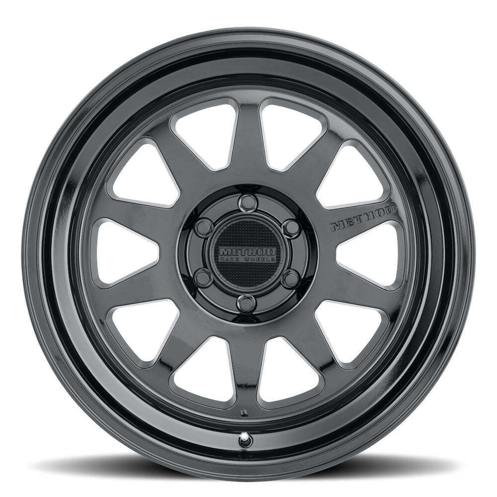 MR316 20x9 / 6x5.5 BP / 18mm Offset / 106.25mm CB Gloss Black Wheel - Click Image to Close