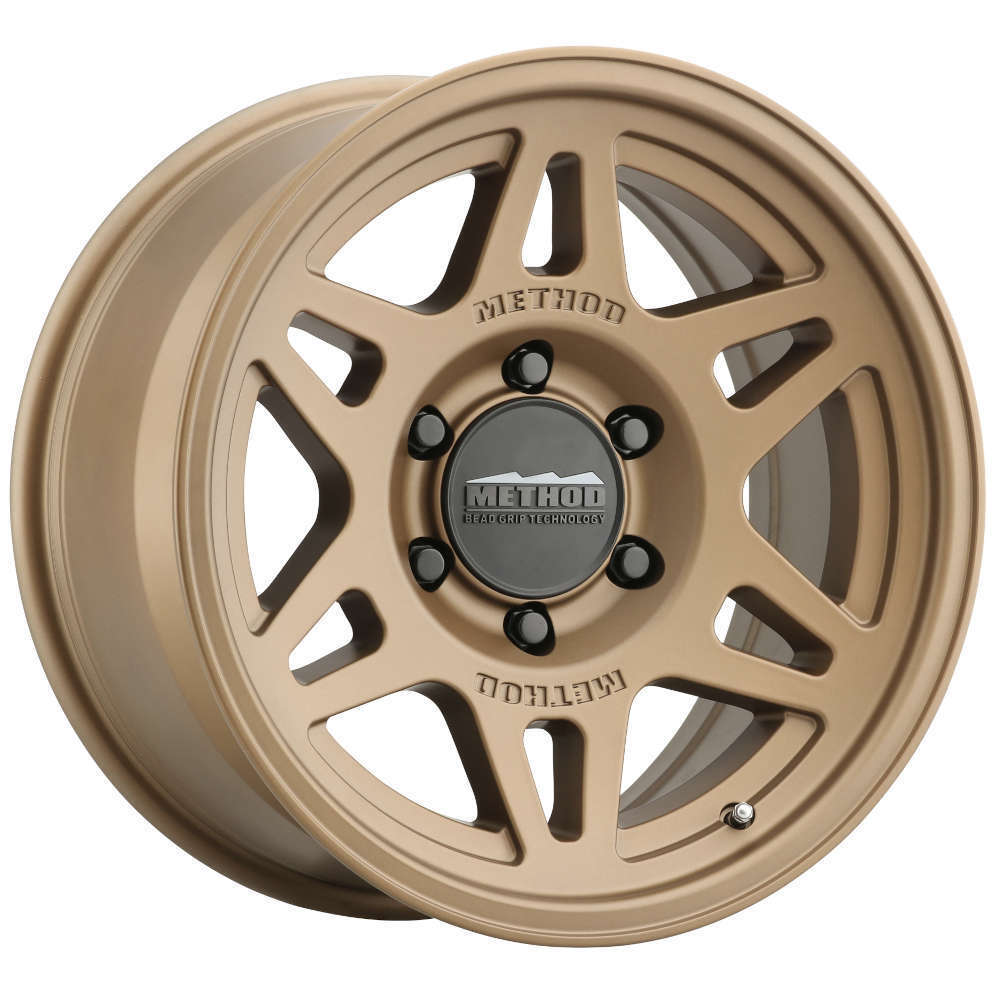 MR706 Bead Grip 17x8.5 0mm Offset 6x135 135mm Method Bronze Wheel - Click Image to Close