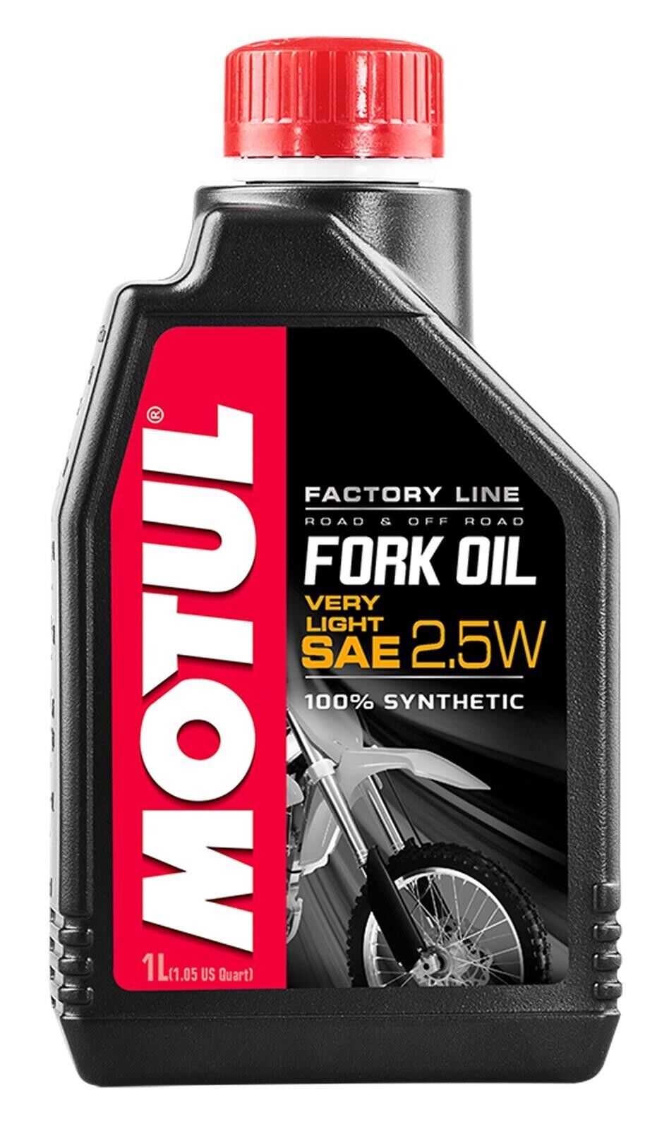 1L Suspension FORK OIL Factory Line VERY LIGHT 2.5W - Synthetic Ester - Single - Click Image to Close