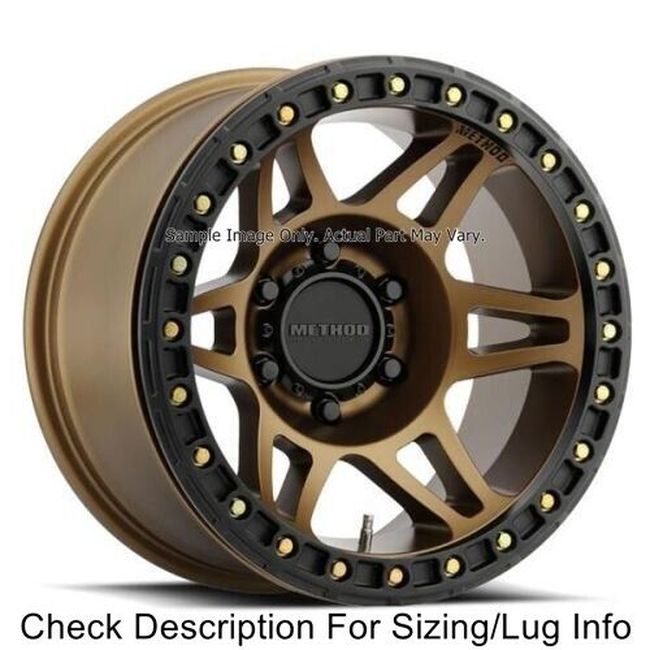 MR106 Beadlock 17x9 -44mm Offset 8x6.5 130.81mm CB Bronze w/BH-H36125 Wheel - Click Image to Close