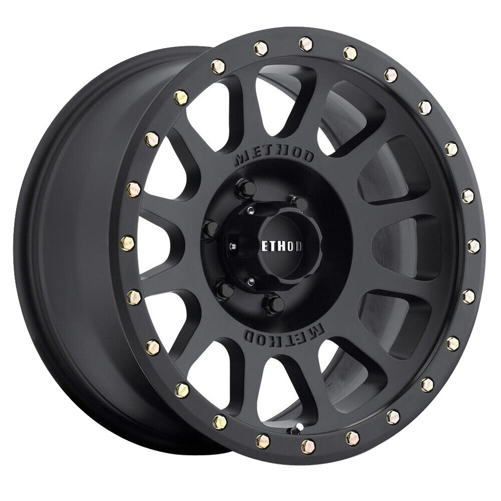 305 NV 108 mm Centerbore - Matte Black Wheel - Click Image to Close