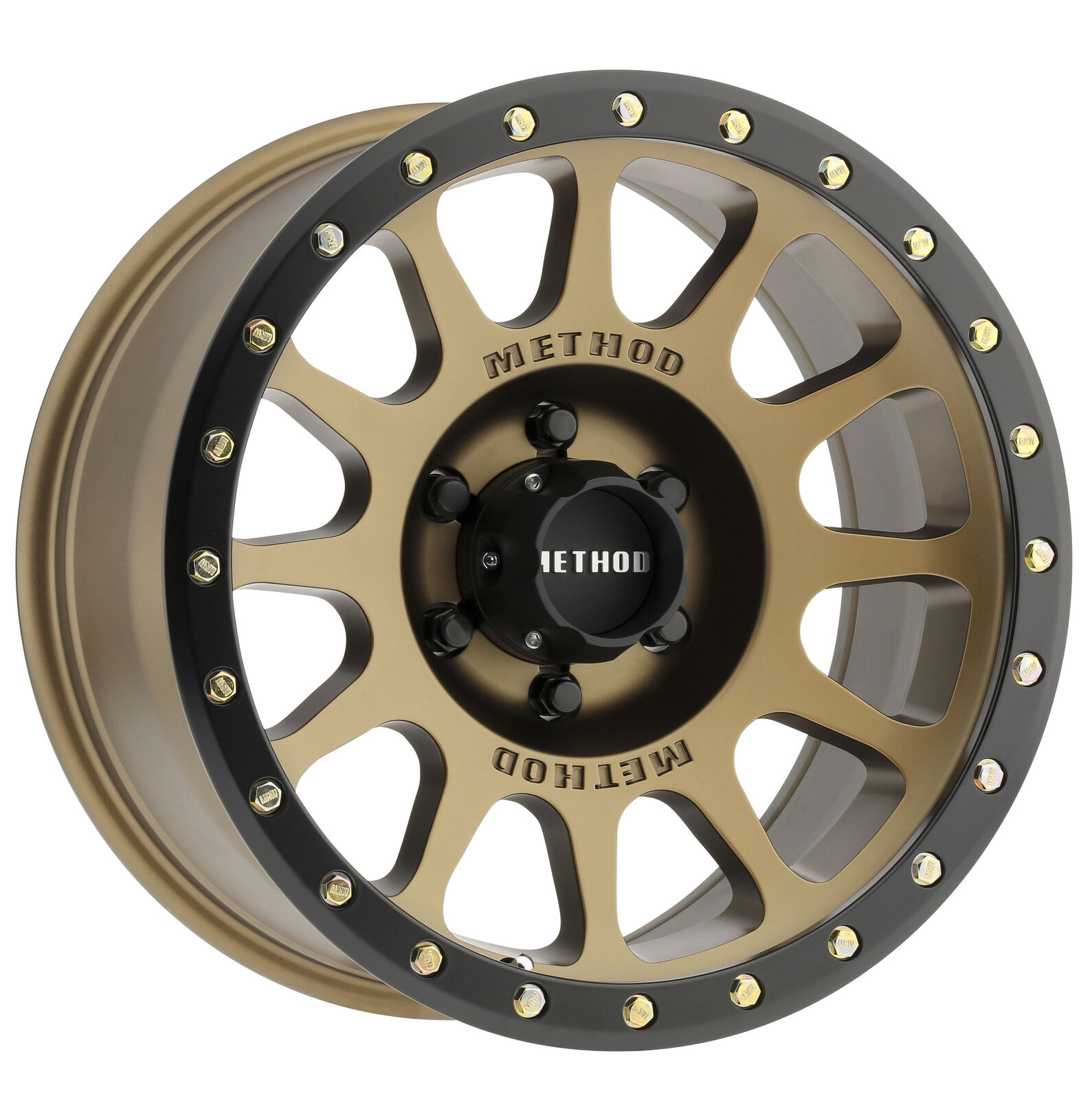 MR305 NV 17x8.5 25mm Offset 5x5 94mm CB Bronze/Black Street Loc Wheel - Click Image to Close