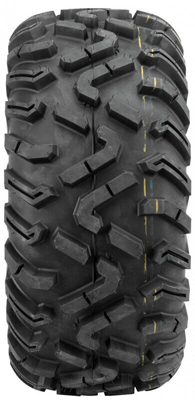 QuadBoss QBT454 Utility Tire - 25x10R12 6Ply - Click Image to Close