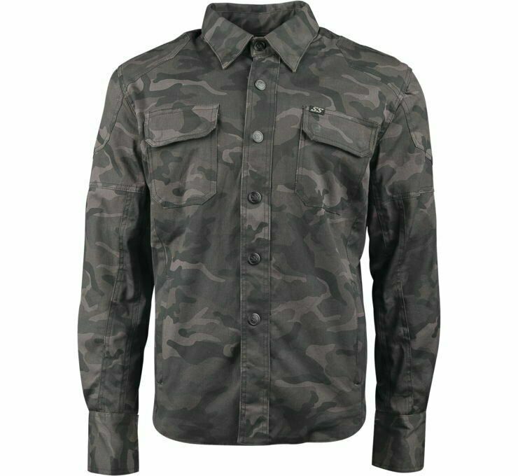 Call to Arms Moto Shirt Camouflage - Large - Click Image to Close