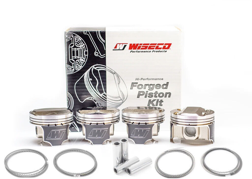 Acura 4v Domed +8cc STRUTTED 87.50MM Piston Shelf Stock Kit - Click Image to Close