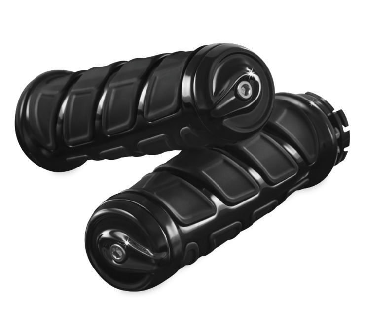 Kinetic Grips Universal 1in Gloss Black - Click Image to Close