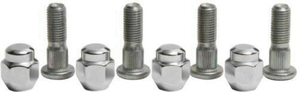 06-10 Yamaha YFM450FX Wolverine Front Wheel Stud & Nut Kit - Click Image to Close