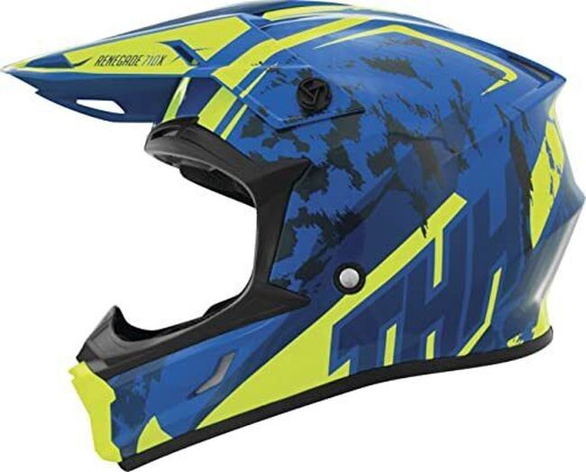 THH Helmets T710X Renegade Bu/Yl Ysm - Click Image to Close