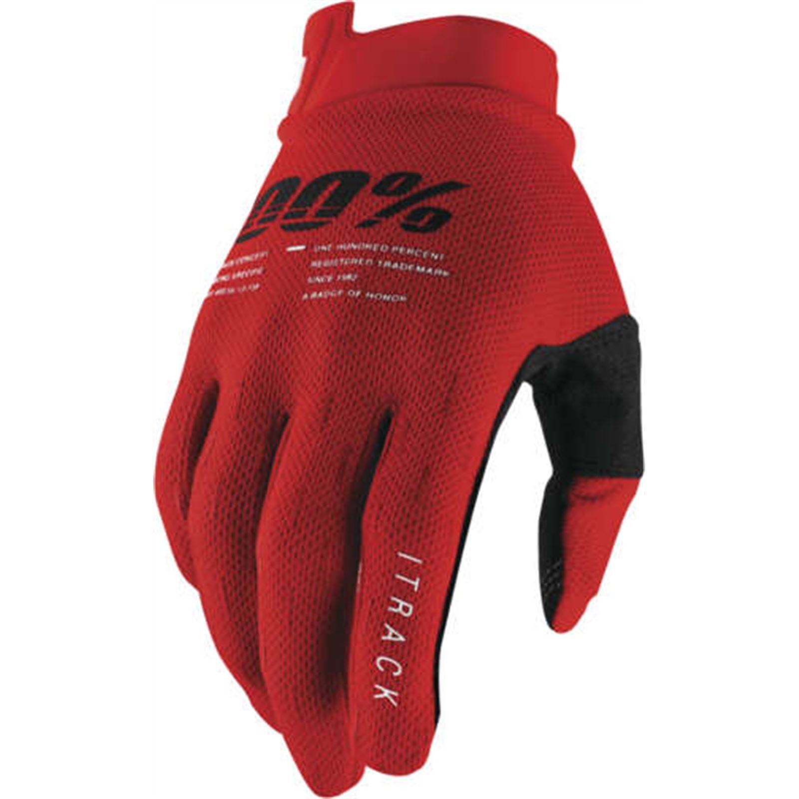 100% Itrack Glv Red 2Xl - Click Image to Close