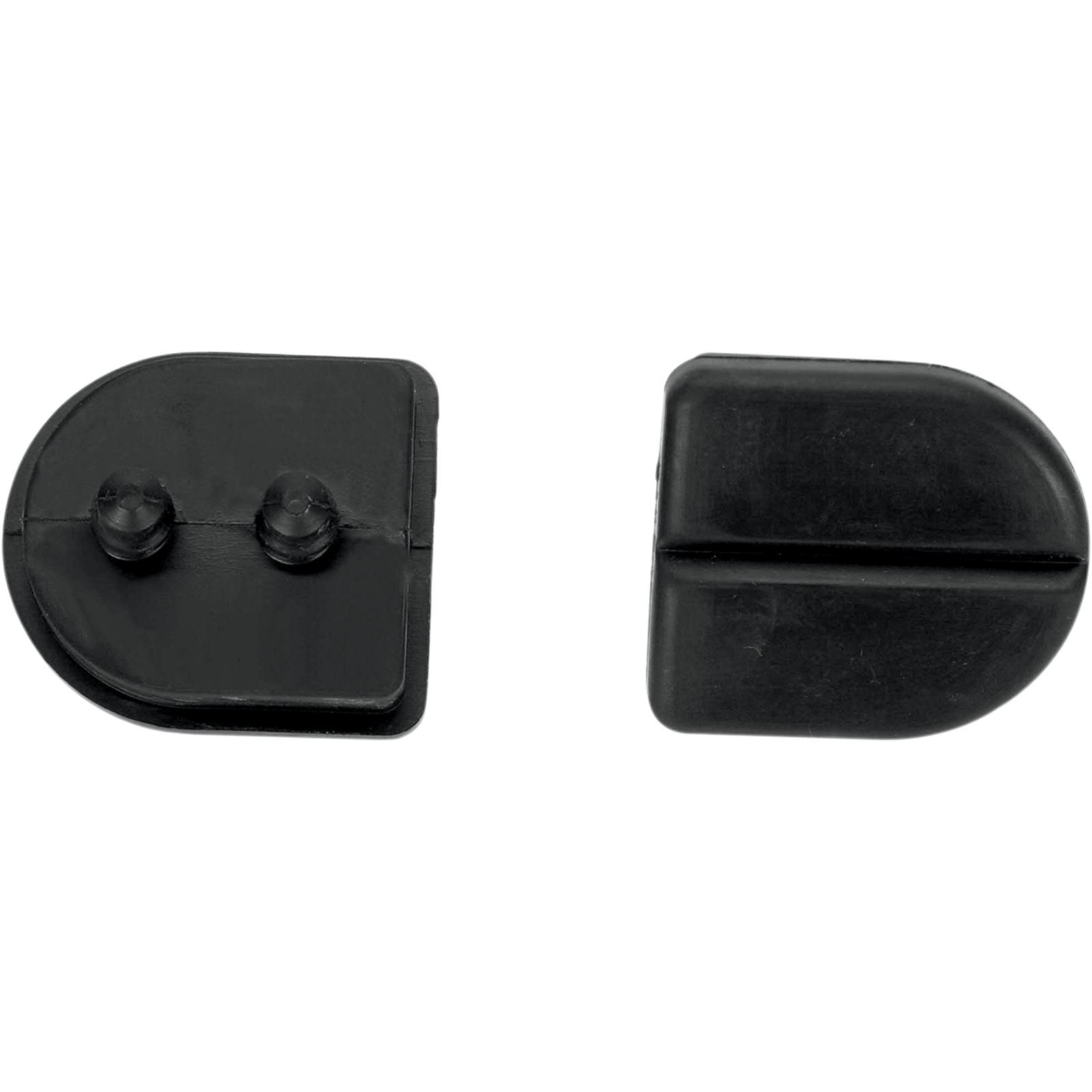 Replacement Rubber For Stirrup Heel Rest Black (Pair) - Click Image to Close