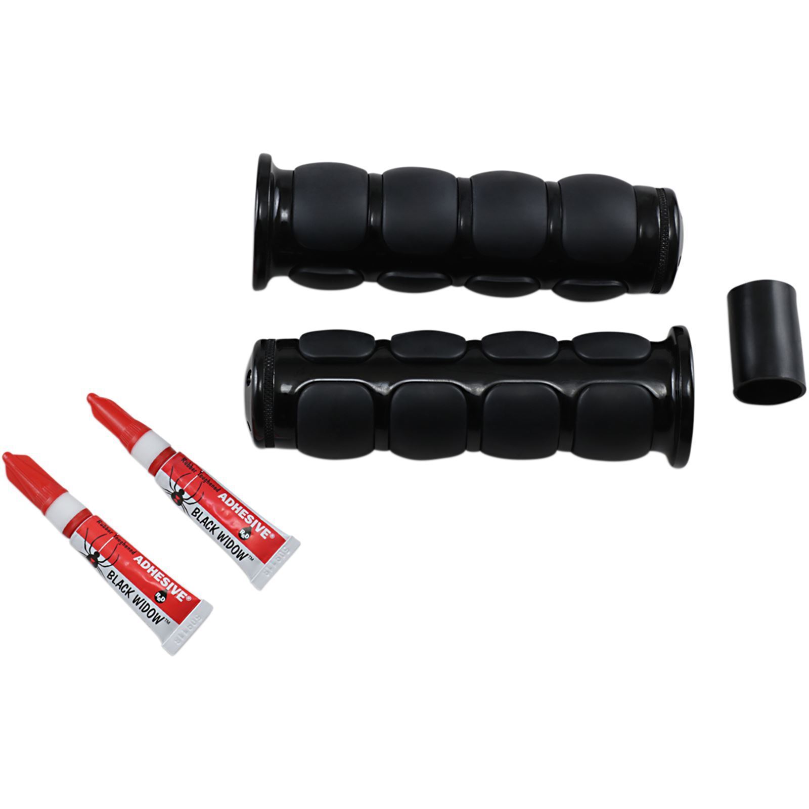 ISO Grips Universal For 1in Bars Black - Click Image to Close