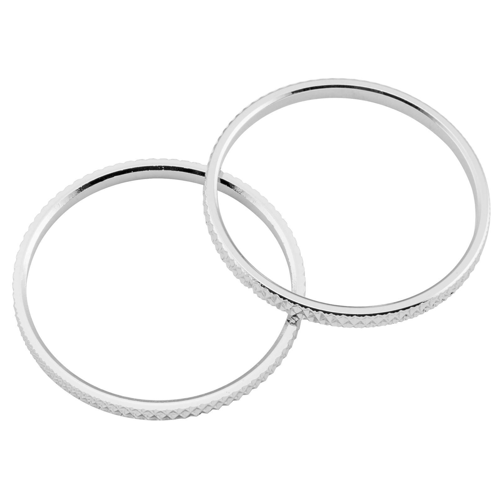 Kuryakyn Knurled Accent Rings Chrome (Pair) - Click Image to Close