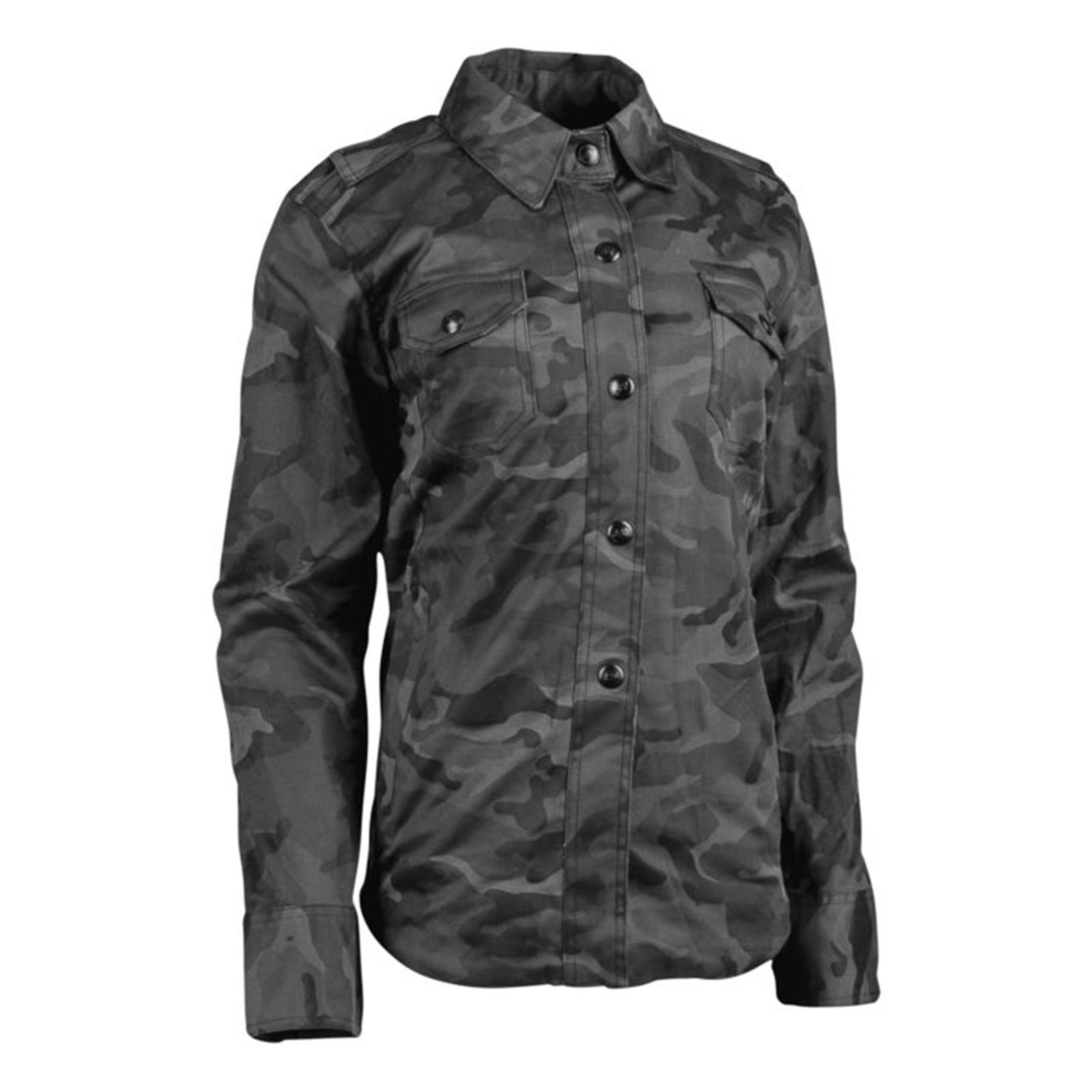 Speed Society Armored Moto Shirt Camouflage Womens - Small - Click Image to Close