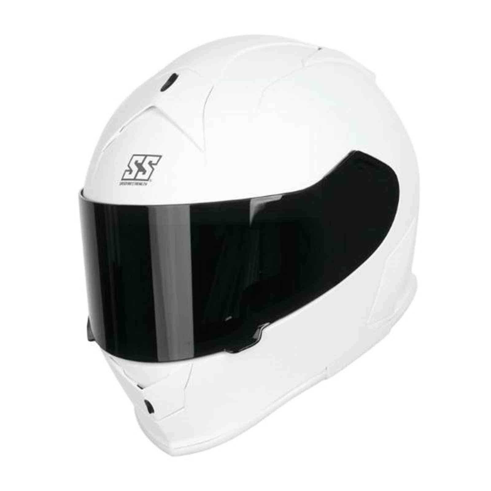 SS900 Solid Speed Helmet Matte White - XL - Click Image to Close