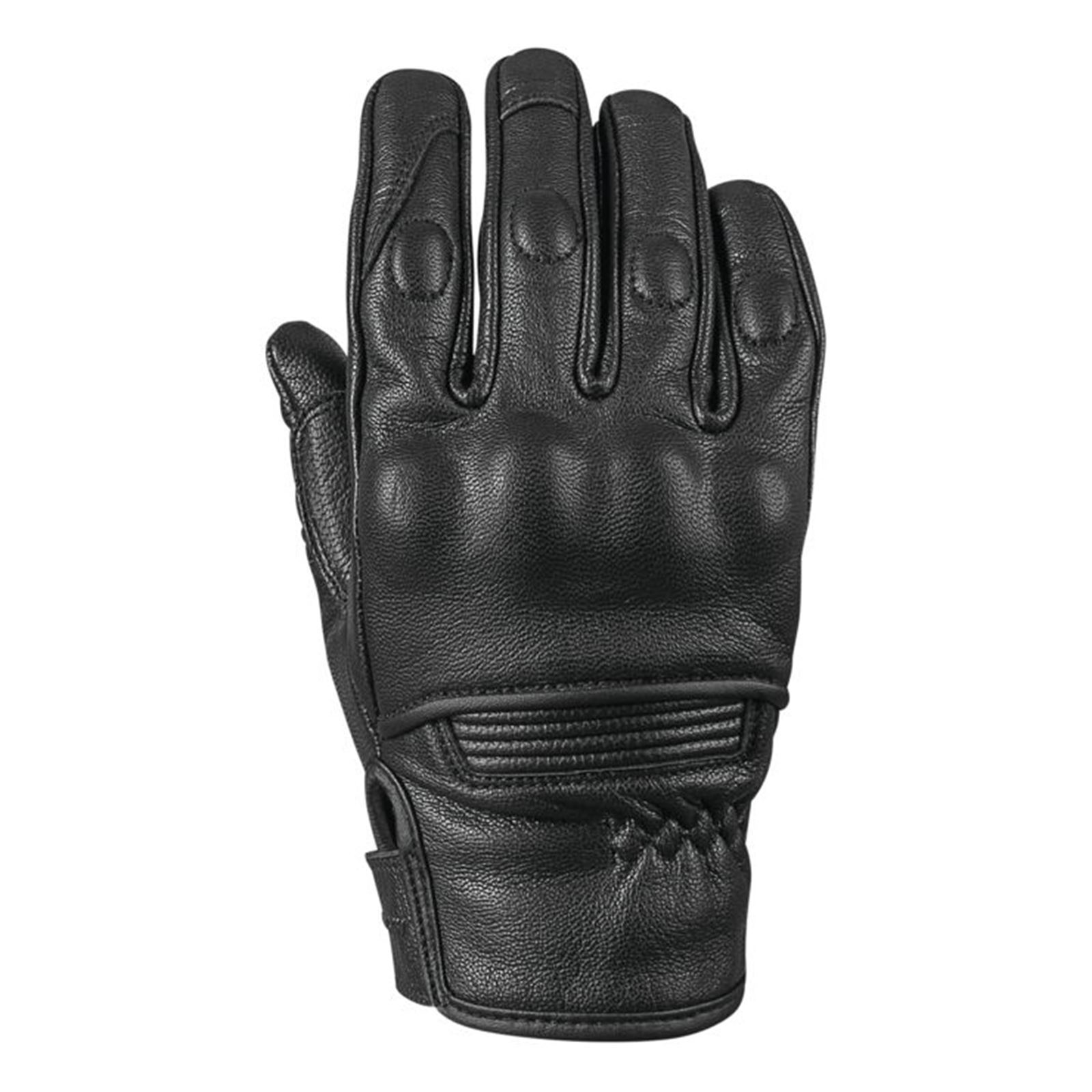 Throttle Body Leather Glove Black Womens - Large - Click Image to Close