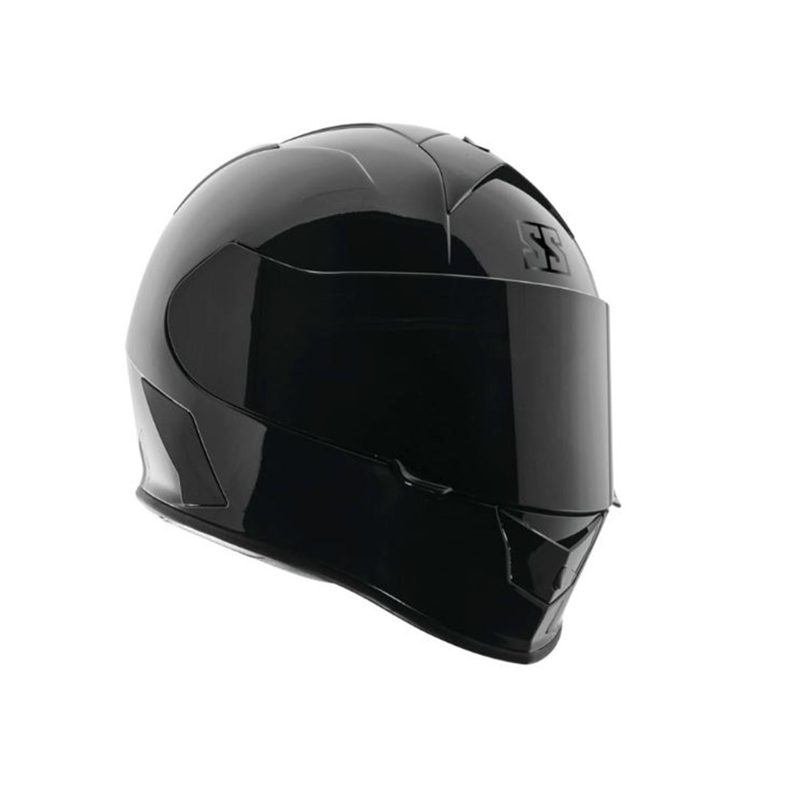 SS900 Solid Speed Helmet Gloss Black - Large - Click Image to Close