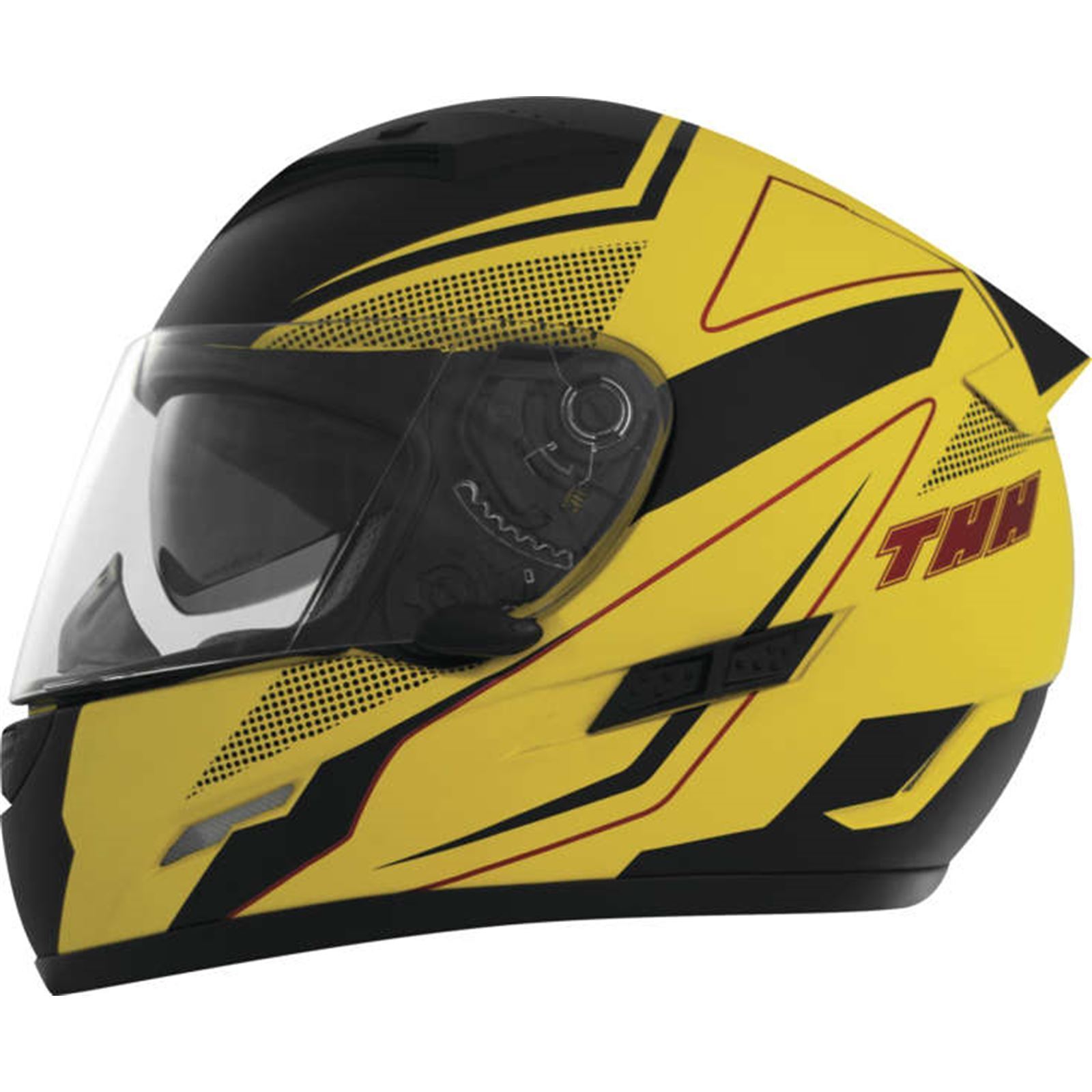 THH Helmets Ts-80 Fxx Yel/Blk Xs - Click Image to Close