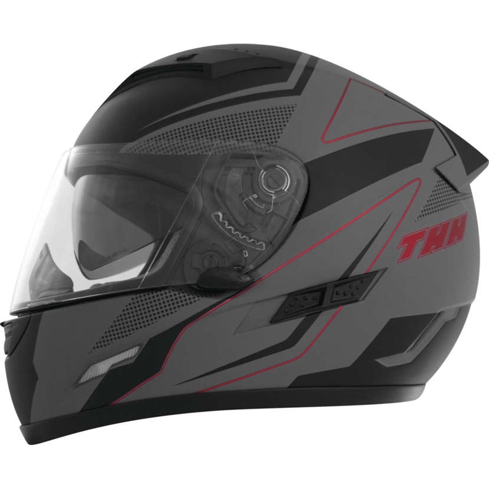 THH Helmets Ts-80 Fxx Gry/Blk Xs - Click Image to Close