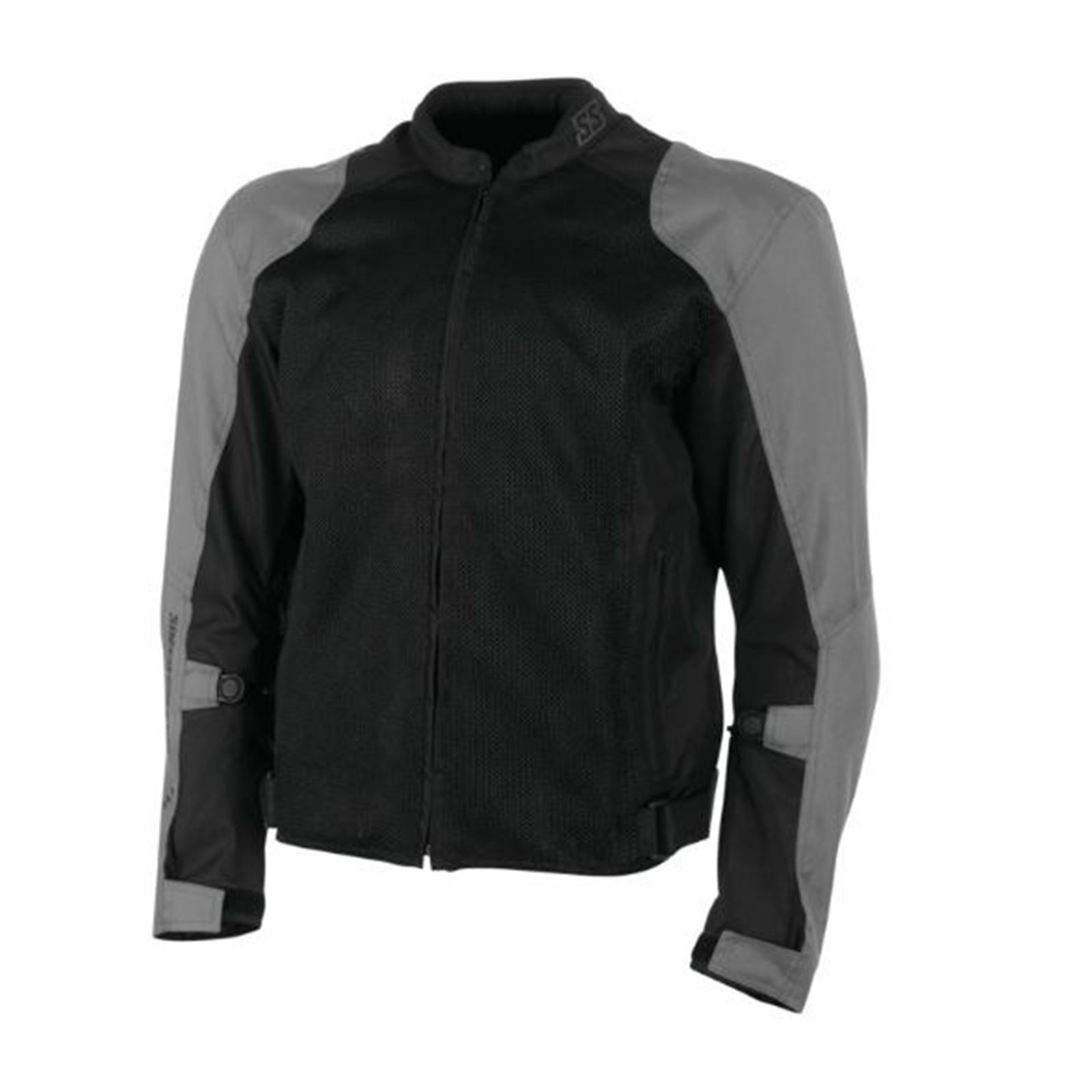 Lightspeed Mesh Jacket Grey/Black - Large - Click Image to Close