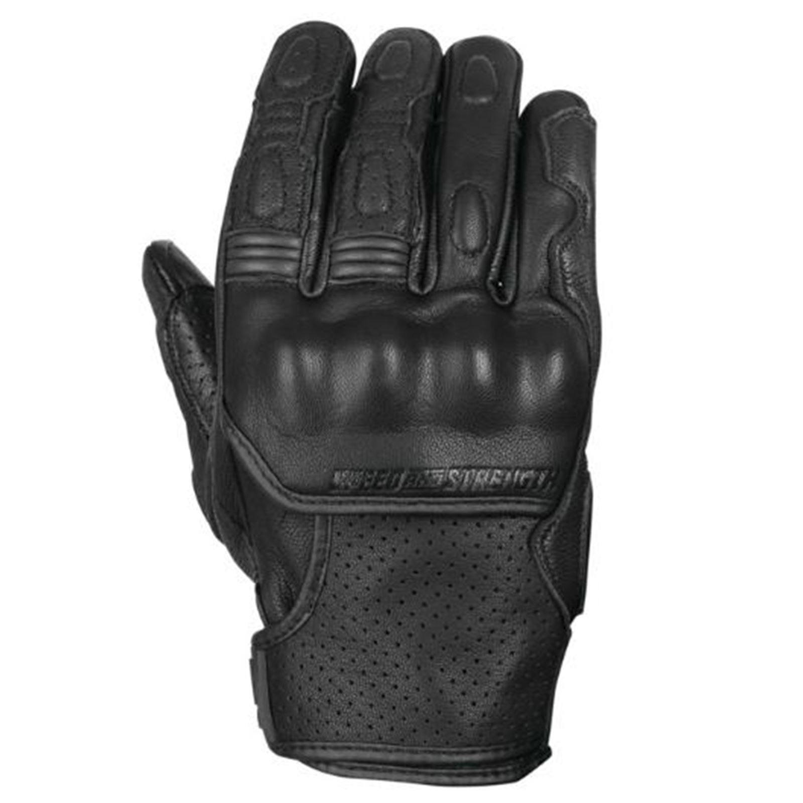 Twist of Fate Leather Gloves Black - 2XL - Click Image to Close