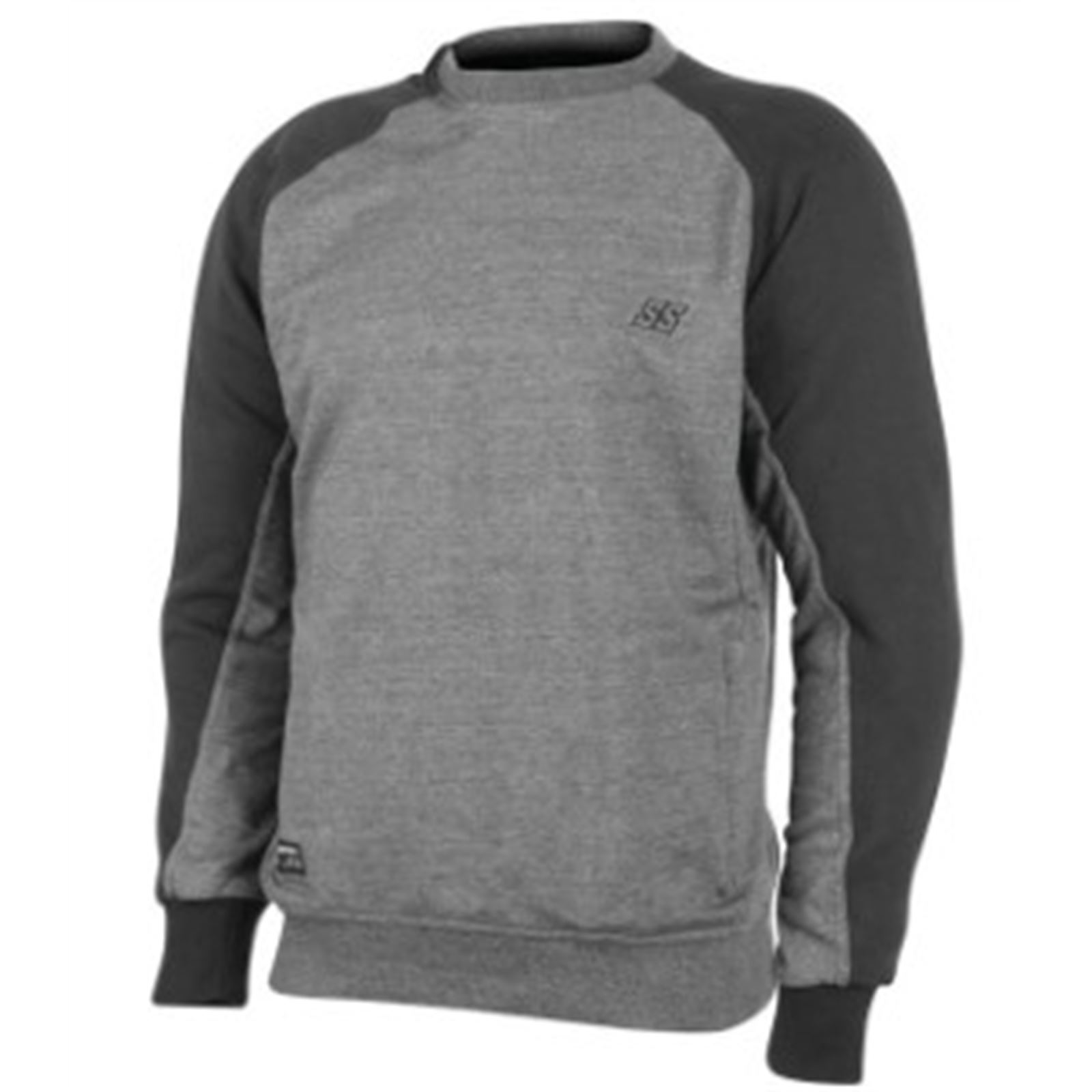 Lunatic Fringe Armored Sweatshirt Grey/Black - Small - Click Image to Close