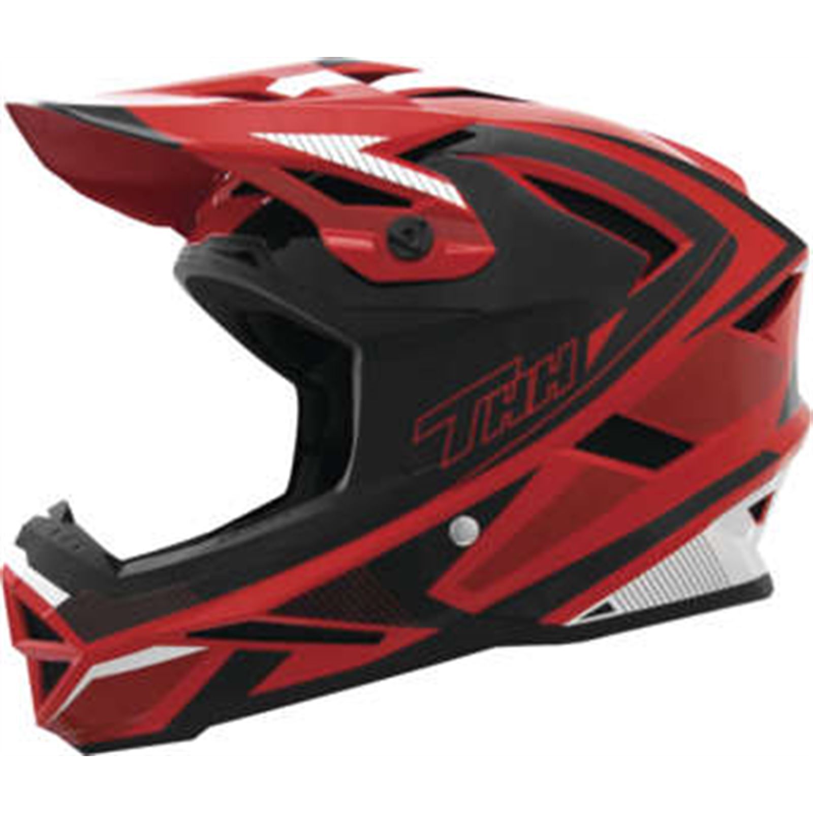 THH Helmets T-42 Bmx Acceler Red/Wht 2Xl - Click Image to Close