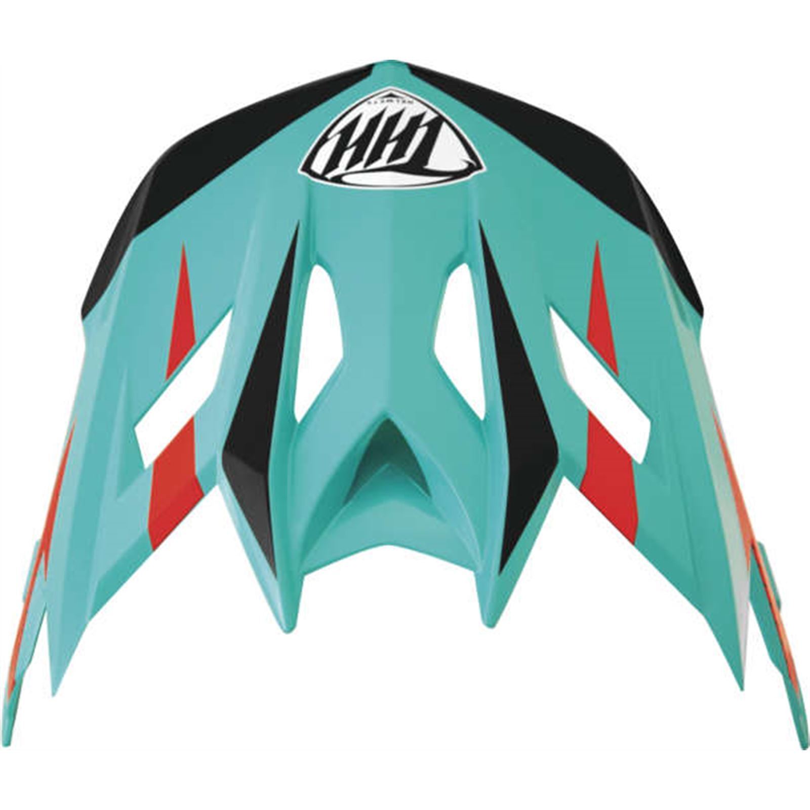 THH Helmets T-42 Bmx Visor Acceler Blu/Org - Click Image to Close