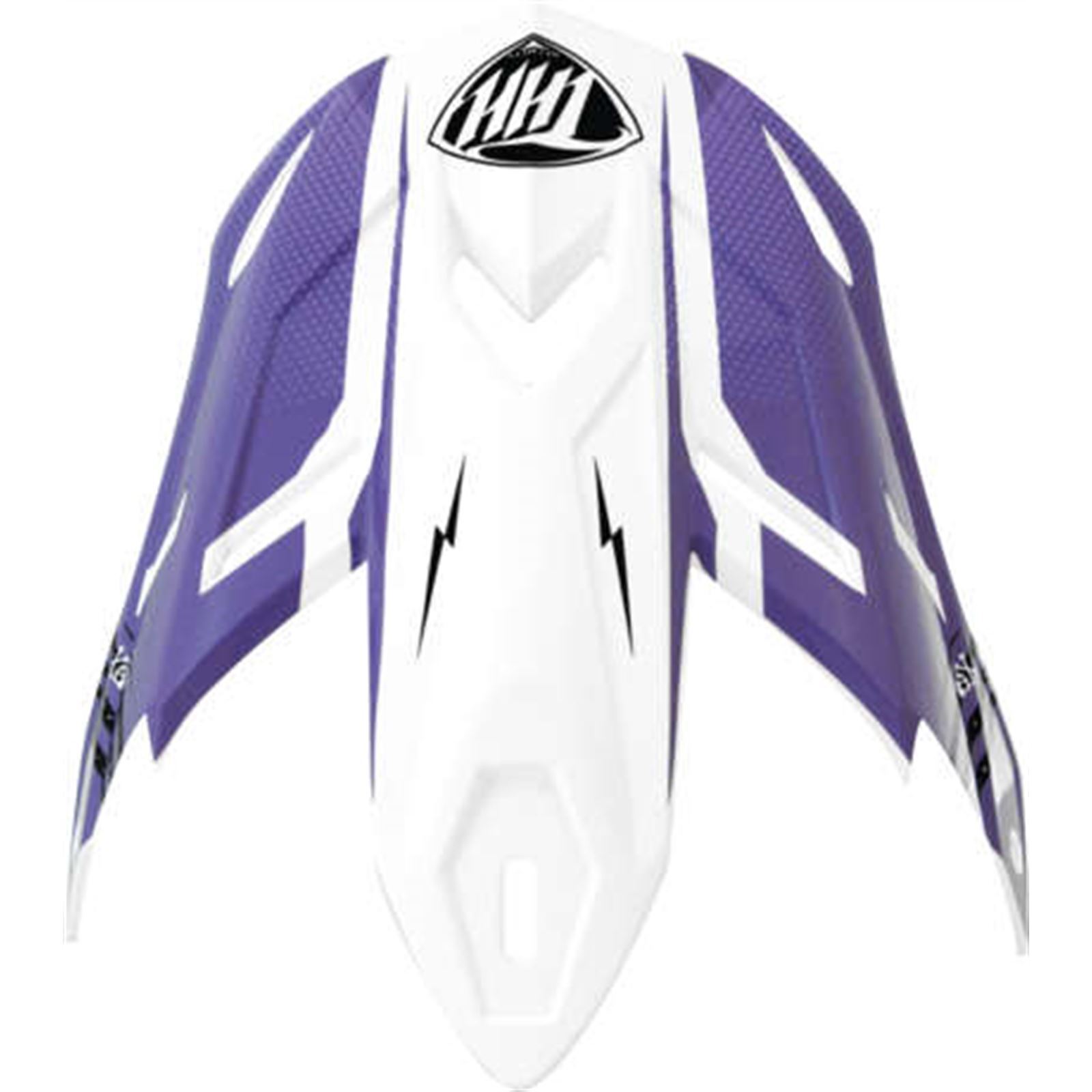 THH Helmets T710X Battle Visor Pur/Blk - Click Image to Close