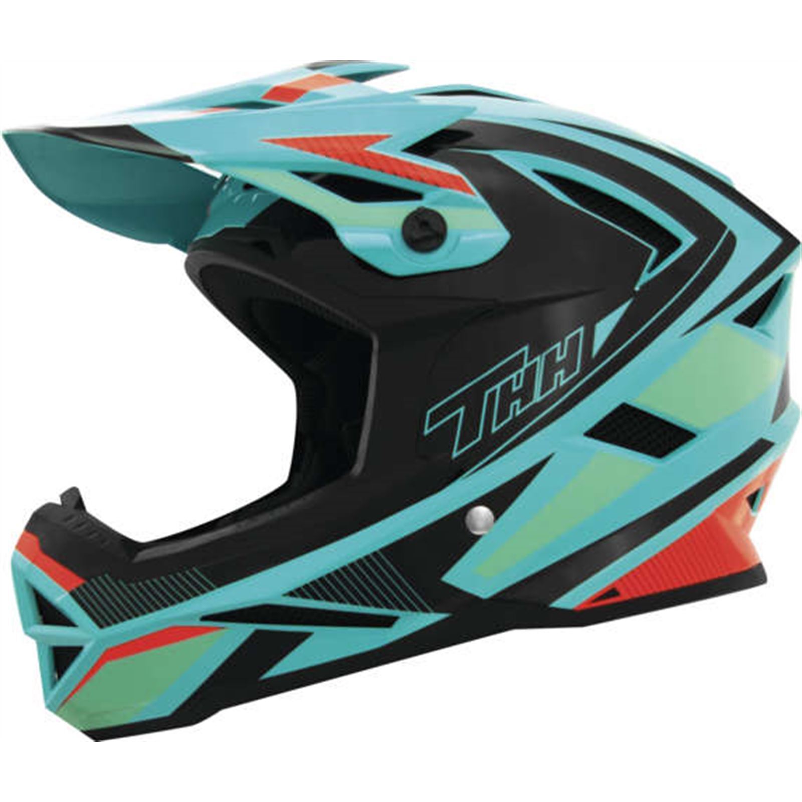 THH Helmets T-42 Bmx Acceler Blu/Org 2Xl - Click Image to Close