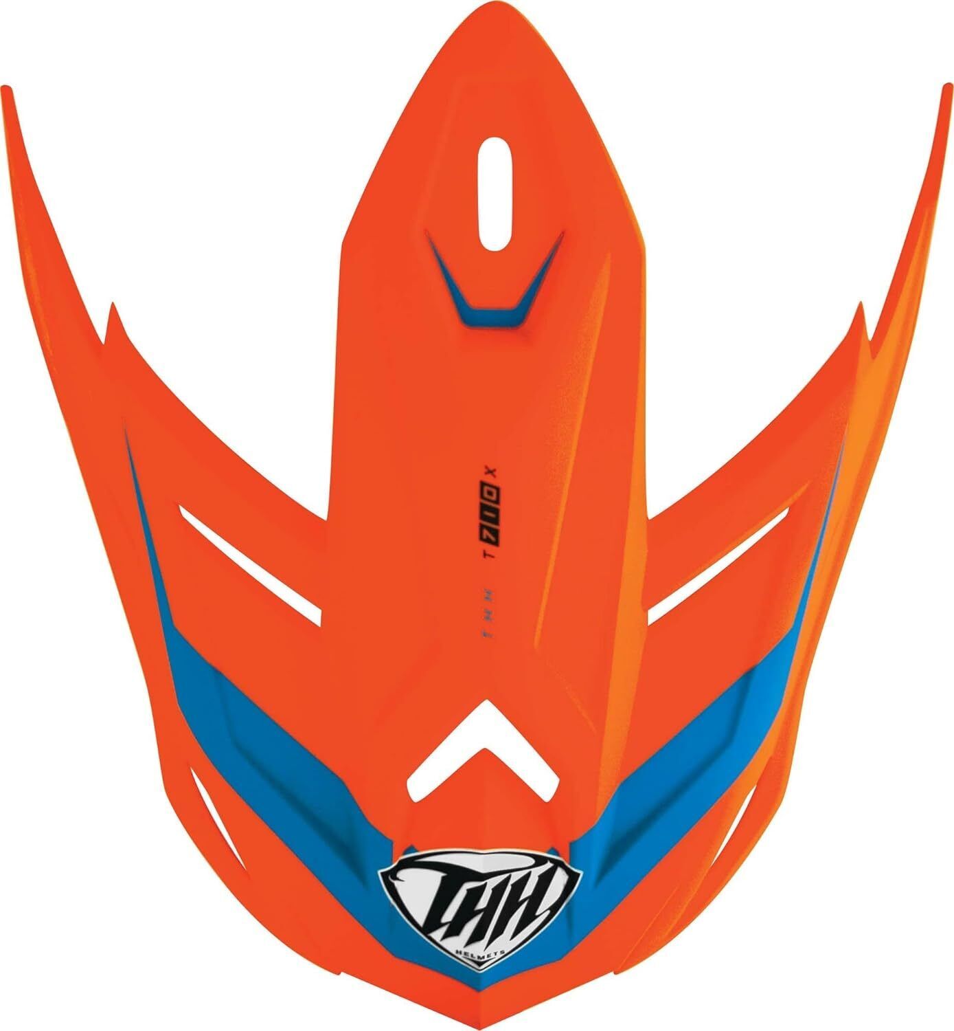 THH Helmets T710X Airtech Visor Orgblk - Click Image to Close