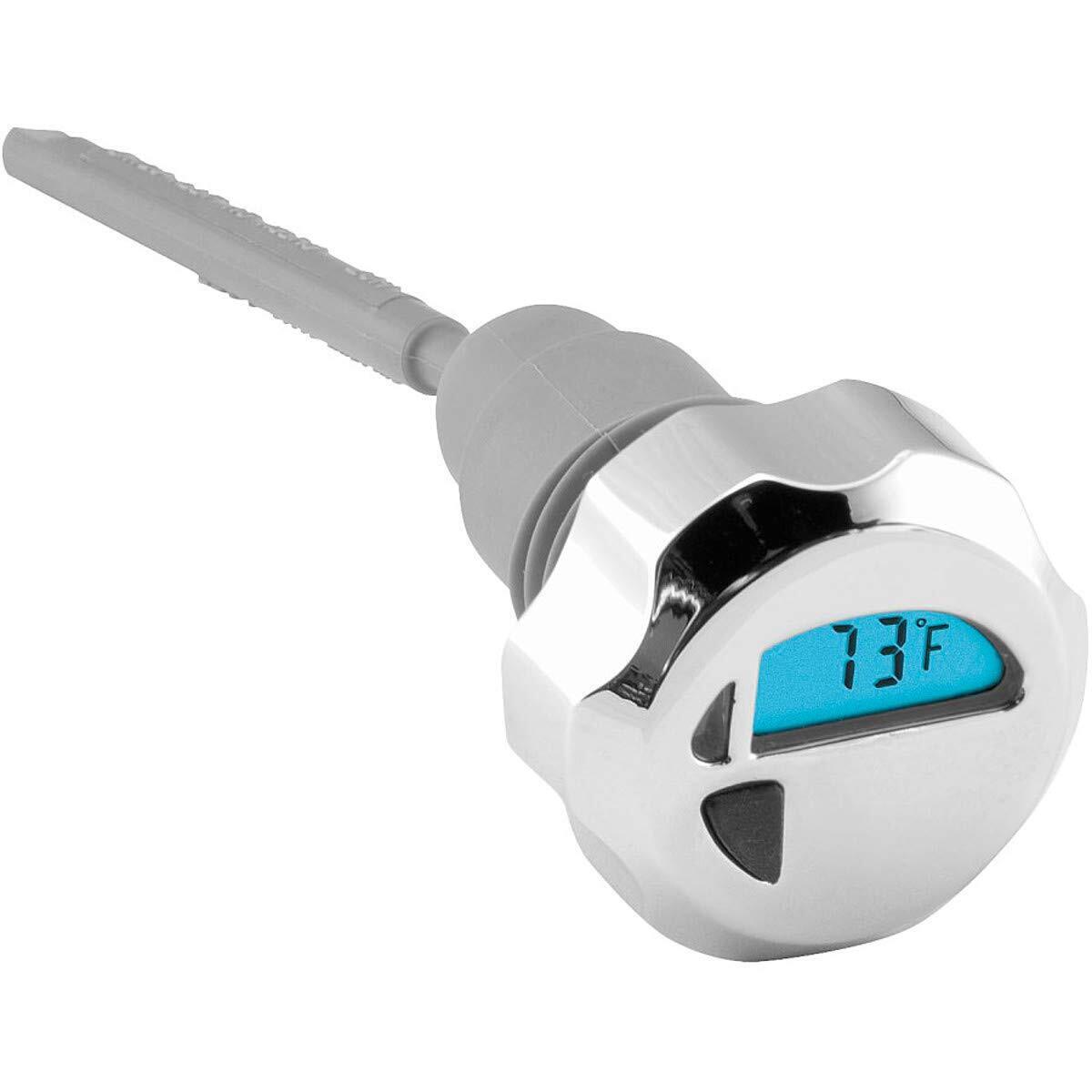 Bikers Choice Oil Fil R Cap W/Led Temp Gauge - Click Image to Close