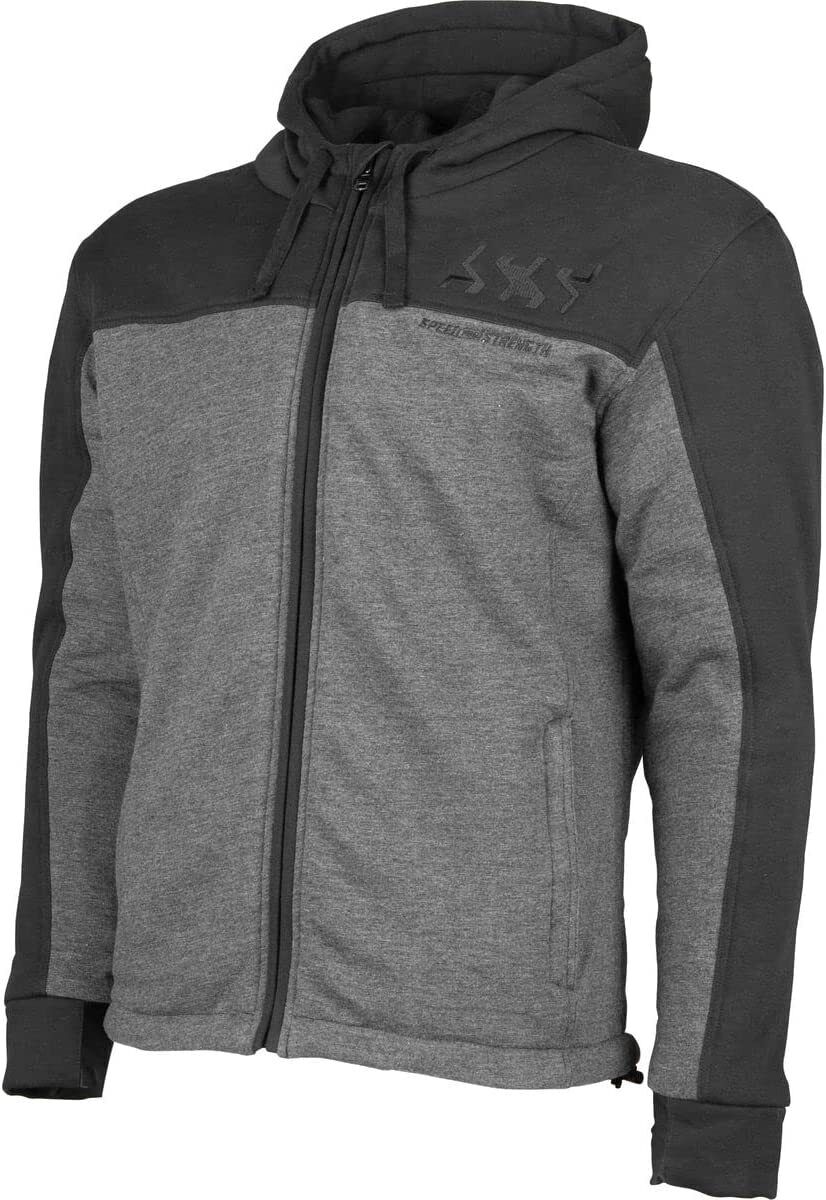 Hammer Down Armored Hoody Black/Grey - Small - Click Image to Close