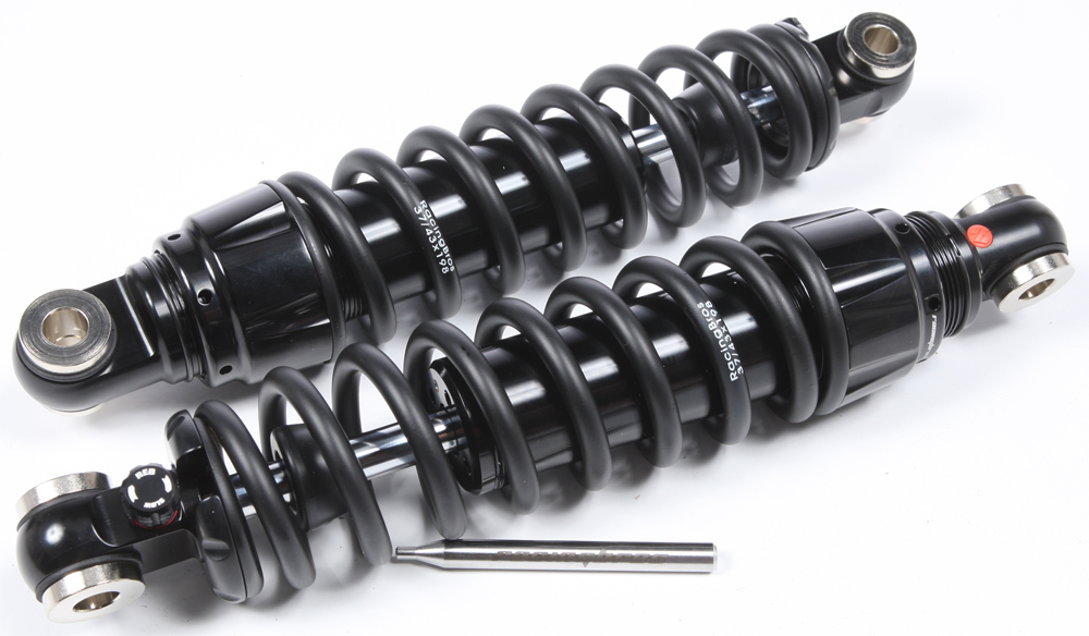 Bazooka Preload/Rebound Adjustable Shocks 13" HVY - For 84-20 HD Touring - Click Image to Close