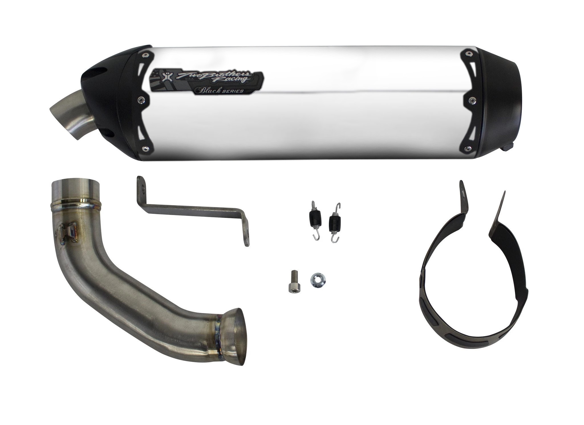 S1R "Black" Slip On Exhaust - Aluminum - For 15-22 Can-Am Spyder F3-T - Click Image to Close