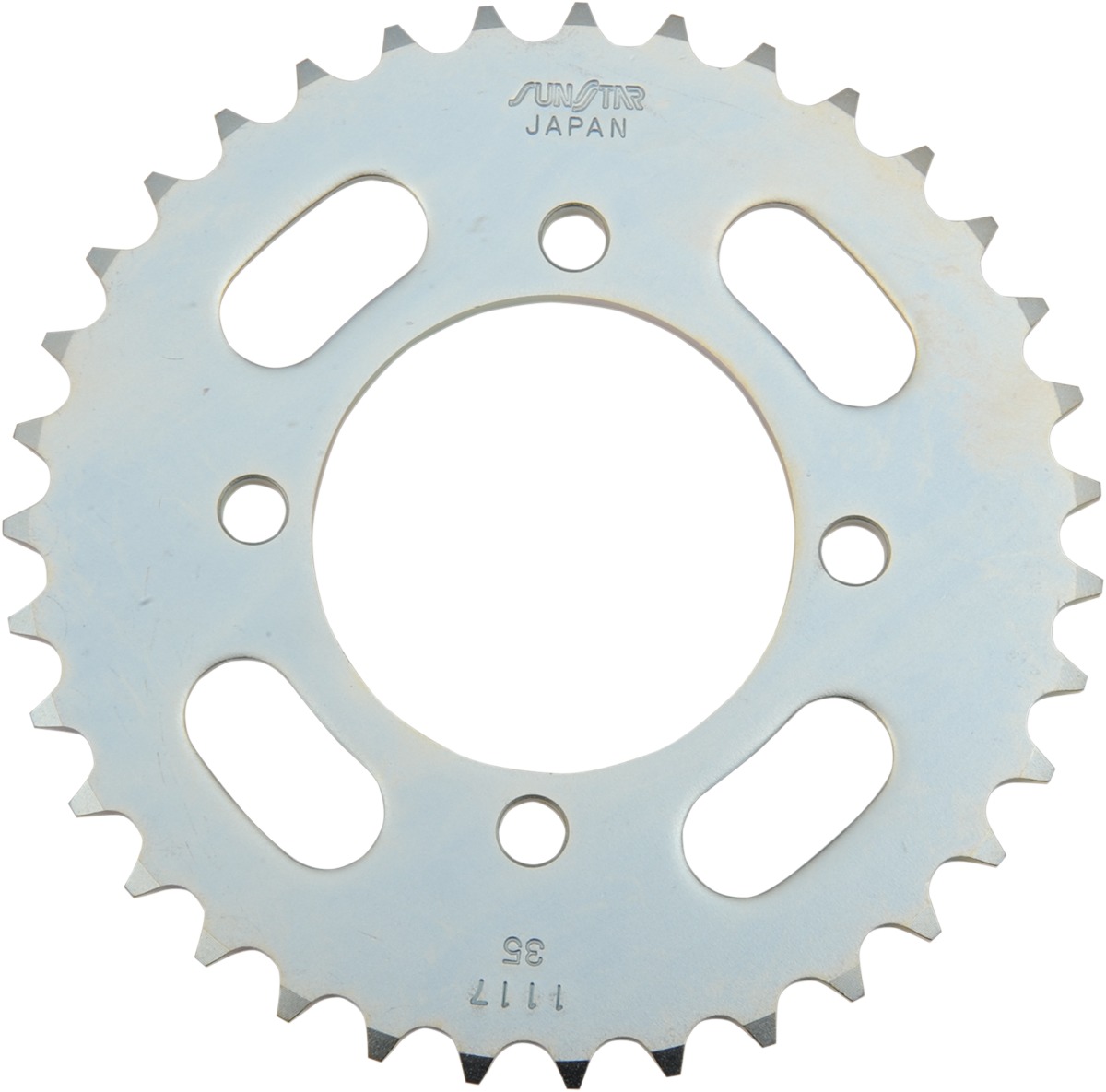 Rear Steel Sprocket 35T - For 70-18 Yamaha 50-110cc - Click Image to Close