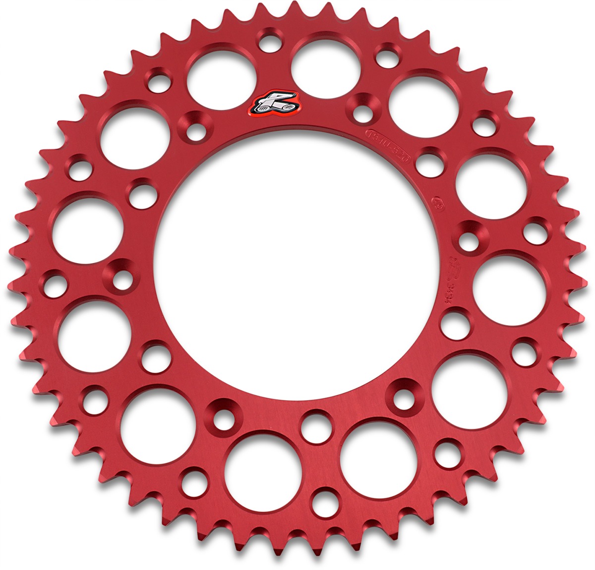 96-17 Honda CRF 230F/ CR250R/ CRF450R Rear Sprocket Grooved - Red 520-50 Teeth - Click Image to Close