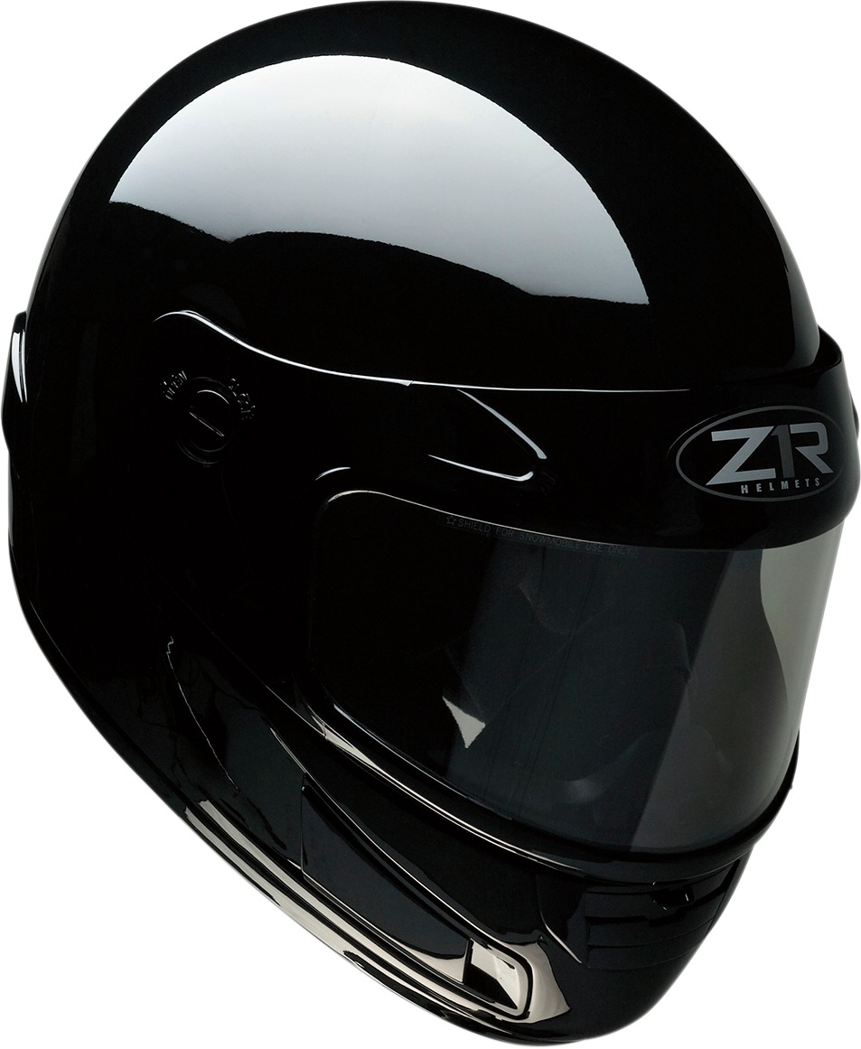 Youth Strike Full Face Snow Helmet Gloss Black Y-Large/X-Large - Click Image to Close