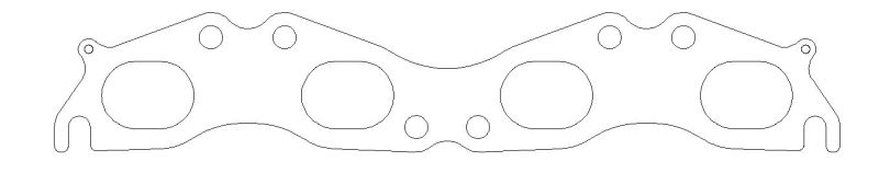 .030 in. MLS Head Gasket 2.050 in. X 1.580 in. Port - For Nissan SR20DE/T 91-02 Exhaust - Click Image to Close