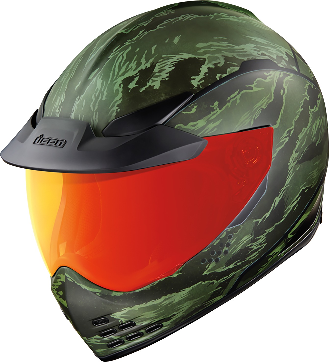Domain Tiger's Blood Helmet Green XS - Click Image to Close