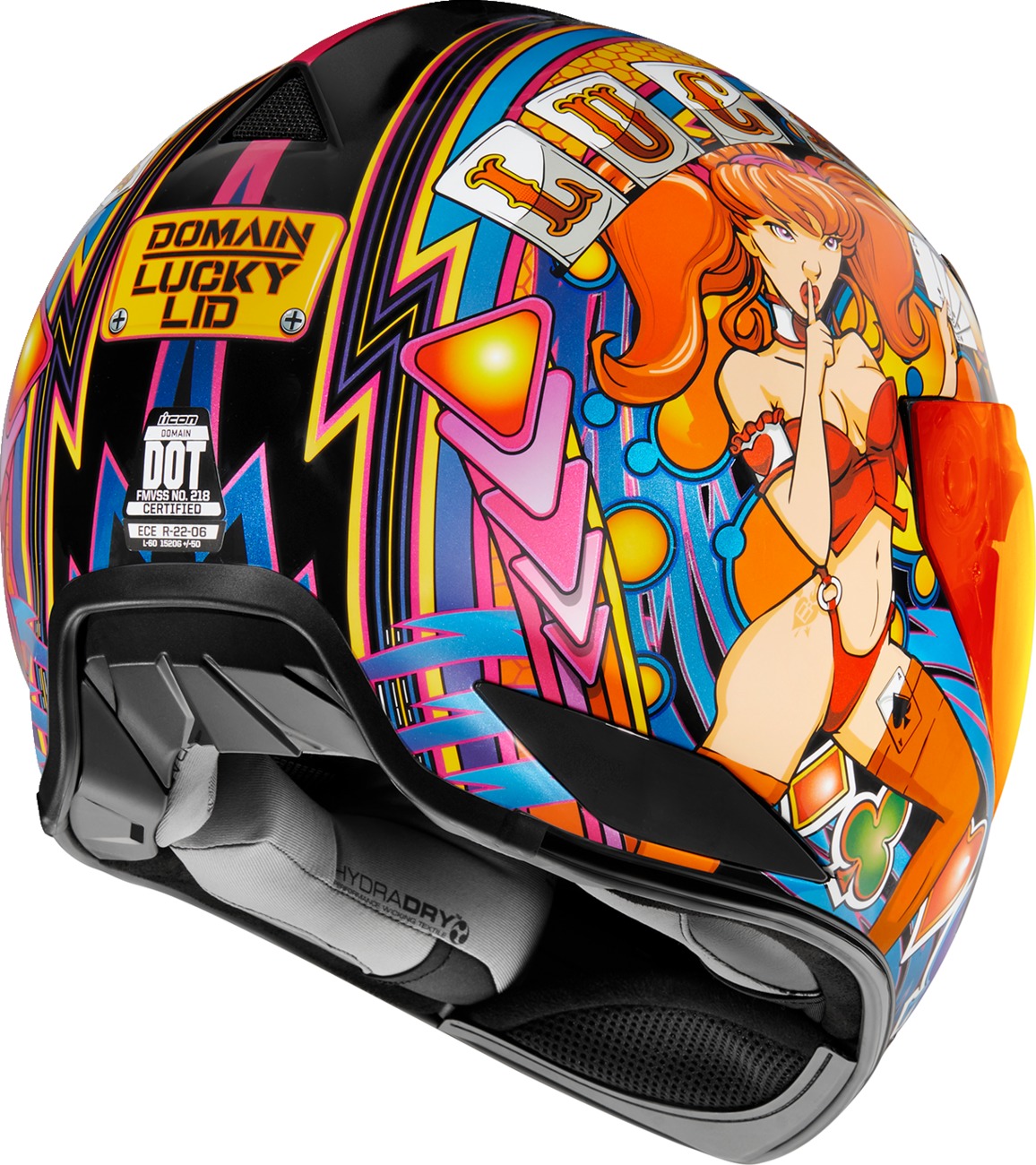 Domain Lucky Lid 4 Helmet Red 3XL - Click Image to Close