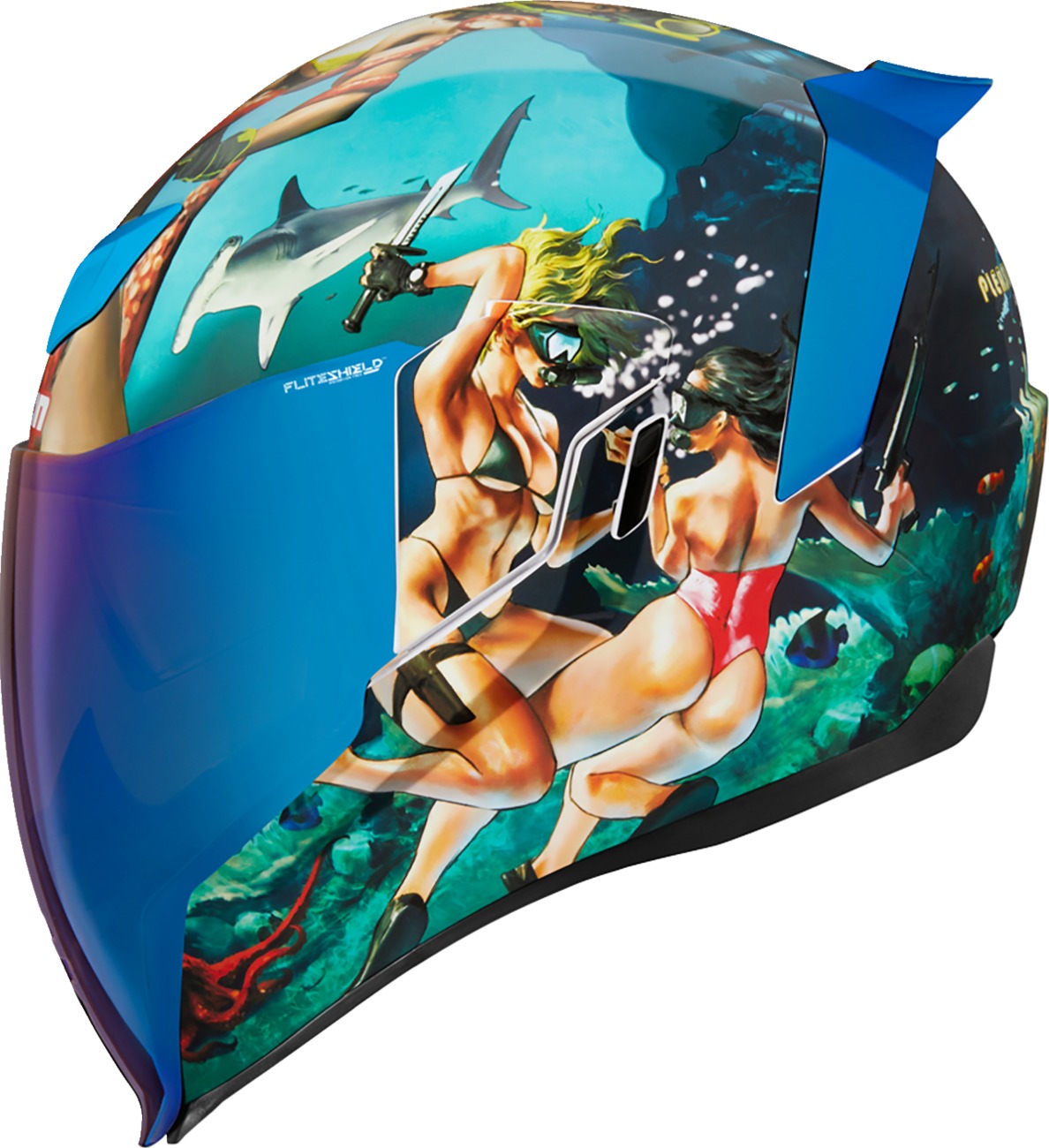 Airflite Pleasuredome4 Helmet Blue 2XL - Click Image to Close
