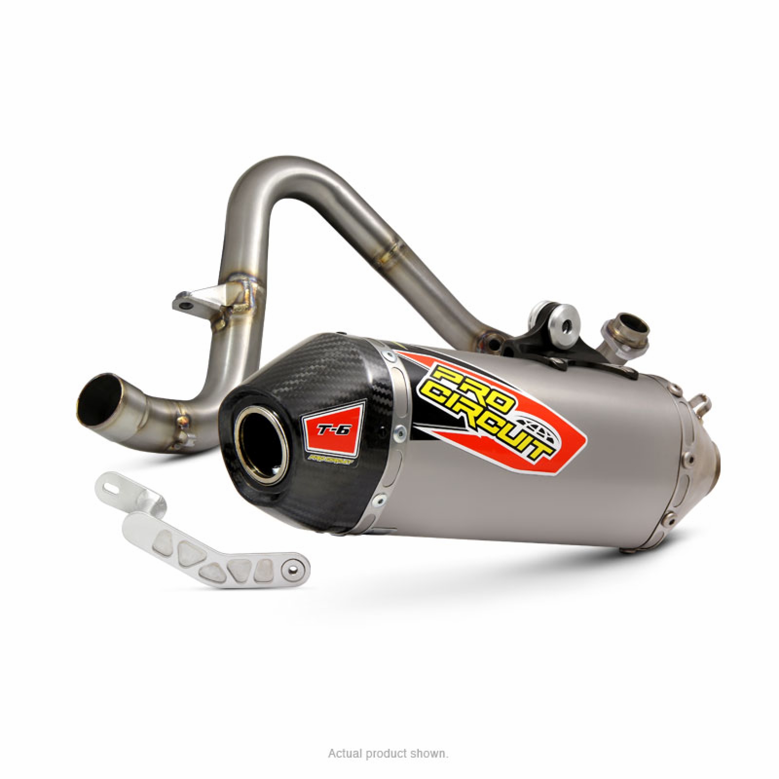 T-6 Aluminum & Stainless Steel Full Exhaust W/Carbon Cap - For 17-21 Z125 Pro - Click Image to Close