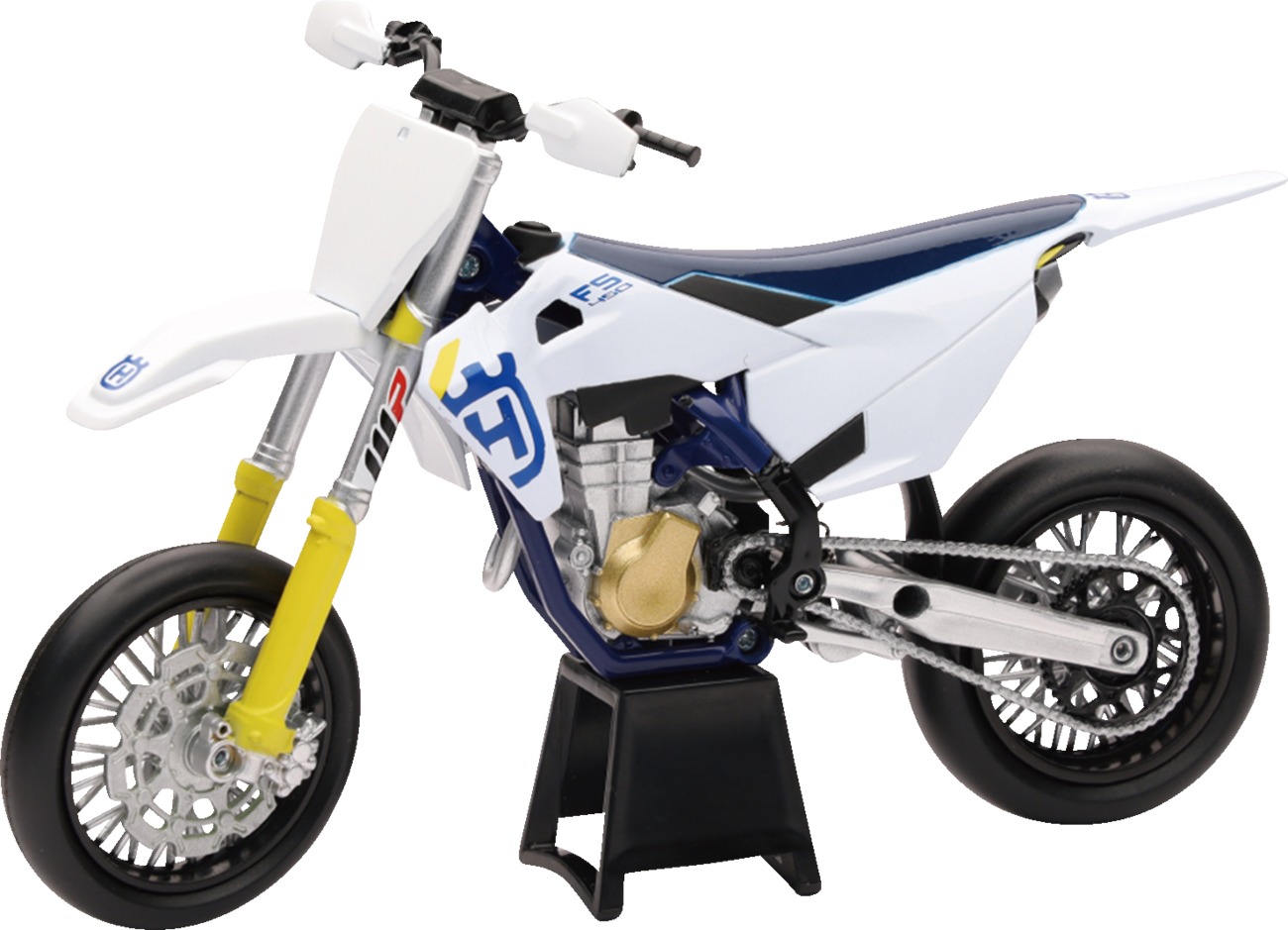 1:12 Scale Dirt Bike - Husqvarna Fs450 Super Moto - Click Image to Close