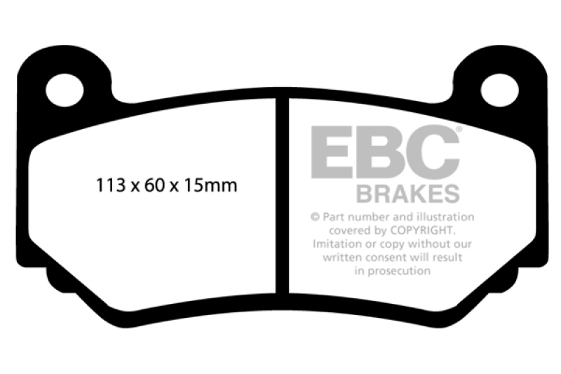 Redstuff Brake Pads - For AP Racing CP7600 Caliper - Click Image to Close