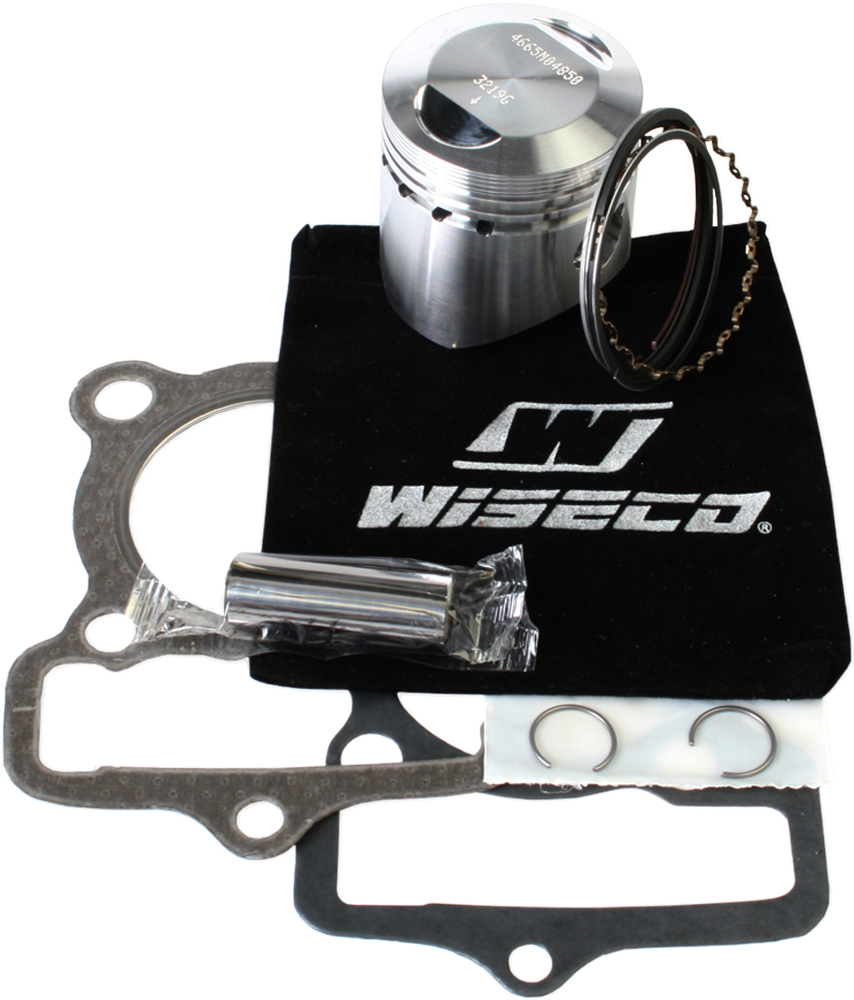 Top End Piston Kit 9.7:1 Compression - 48.50mm Bore (+1.00mm) - For 79-91 Honda XR80R - Click Image to Close