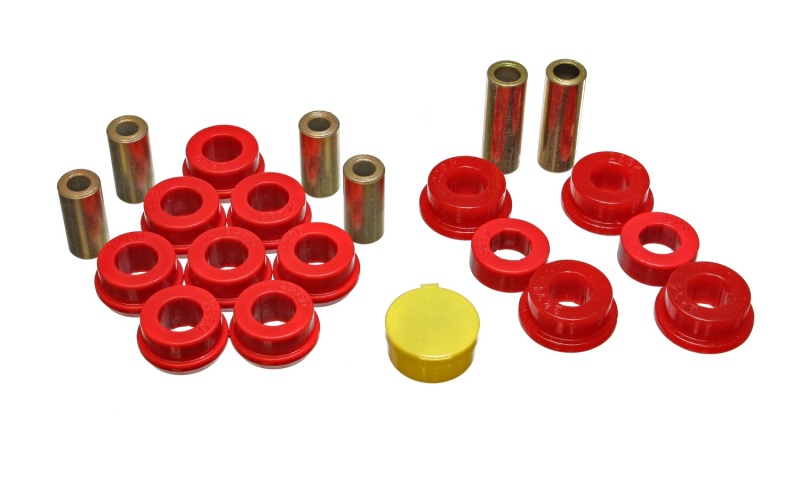 94-97 Honda Accord/Odyssey Red Front Control Arm Bushing Set - Click Image to Close